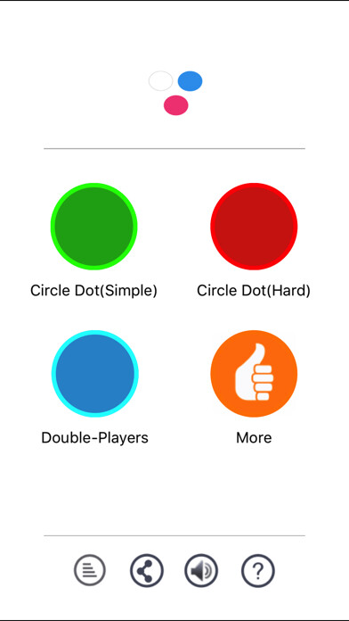 Emulate iPhone app Dot!Dot!Go! - Circle Blue Dot using MyAndroid
