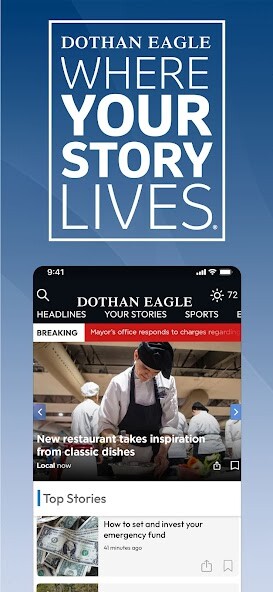 Emulate iPhone app Dothan Eagle using MyAndroid Emulate iPhone app Dothan Eagle using MyAndroid