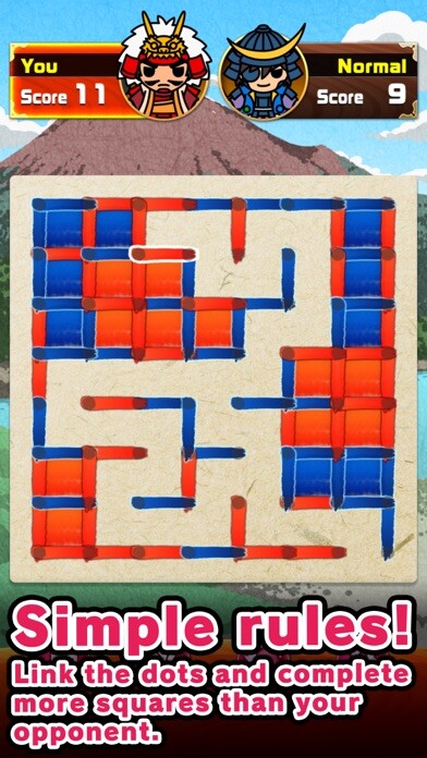 Emulate iPhone app Dots and Boxes Battle game using MyAndroid Emulate iPhone app Dots and Boxes Battle game using MyAndroid