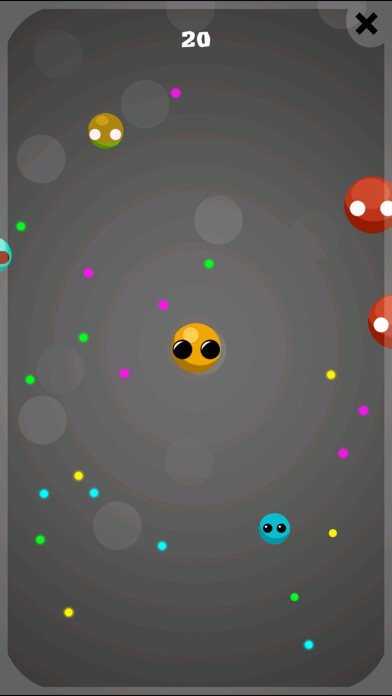 Emulate iPhone app Dots.io - Offline Dot Survival Games using MyAndroid