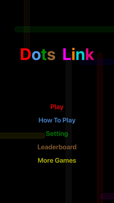 Emulate iPhone app Dots Link - Connecting Dots using MyAndroid