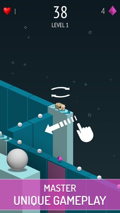 Emulate iPhone app Dot Trail Adventure using MyAndroid