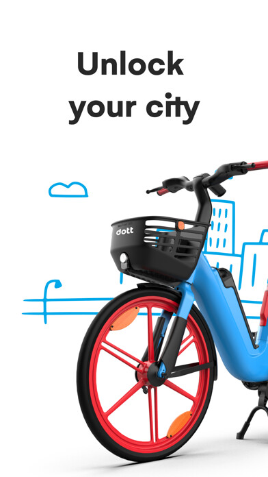 Emulate iPhone app Dott – Unlock your city using MyAndroid
