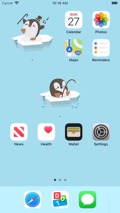 Emulate iPhone app dot - Wallpaper Widget using MyAndroid Emulate iPhone app dot - Wallpaper Widget using MyAndroid