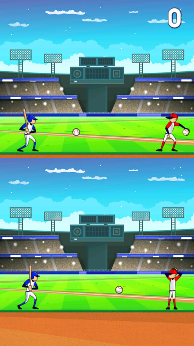 Emulate iPhone app Double Baseball Batting using MyAndroid Emulate iPhone app Double Baseball Batting using MyAndroid