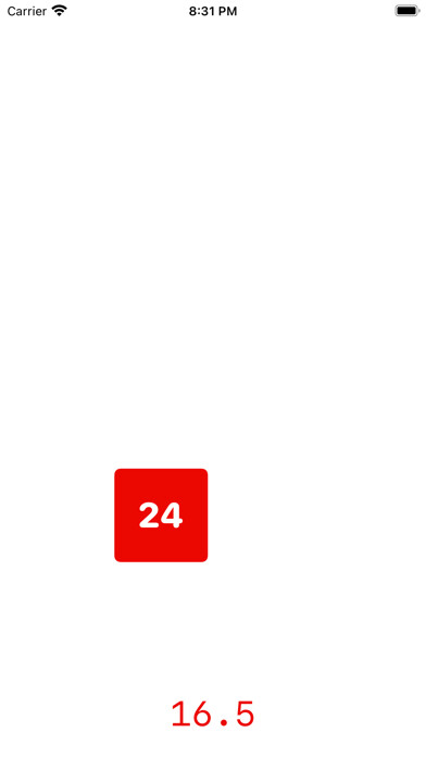 Emulate iPhone app Double Dozen - Tap Speed Game using MyAndroid