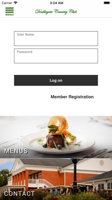 Emulate iPhone app Doublegate Country Club using MyAndroid