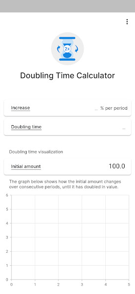Run android online APK Doubling Time Calculator from MyAndroid or emulate Doubling Time Calculator using MyAndroid Run android online APK Doubling Time Calculator from MyAndroid or emulate Doubling Time Calculator using MyAndroid