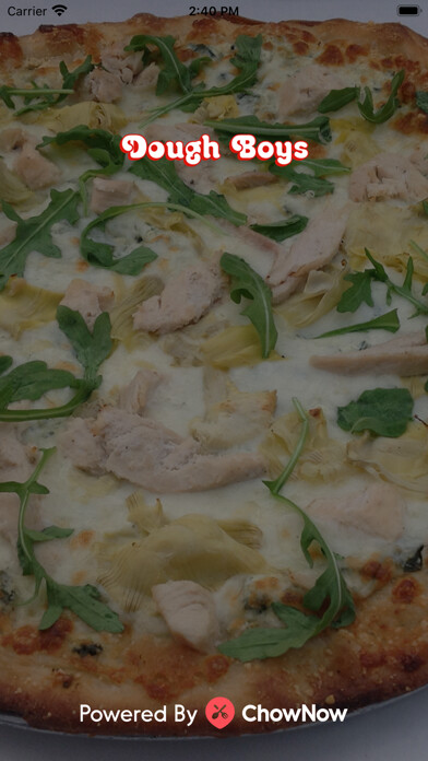 Emulate iPhone app Doughboys Pizzeria using MyAndroid Emulate iPhone app Doughboys Pizzeria using MyAndroid