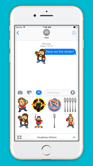 Emulate iPhone app Doughboys Stickers using MyAndroid Emulate iPhone app Doughboys Stickers using MyAndroid