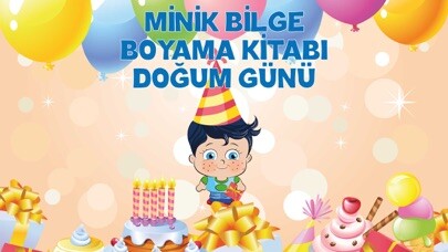Emulate iPhone app Doğum Günü Boyama Kitabı - Minik Bilge Doğum Gününü Boyama Yaparak Kutluyor using MyAndroid