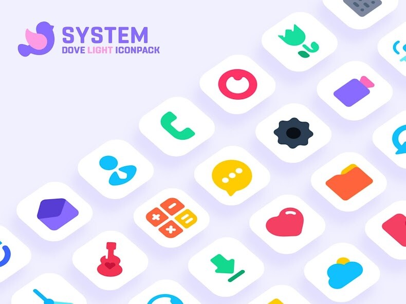 Run android online APK Dove Light : Icon Pack from MyAndroid or emulate Dove Light : Icon Pack using MyAndroid