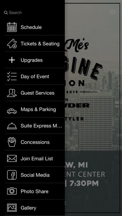 Emulate iPhone app Dow Event Center using MyAndroid