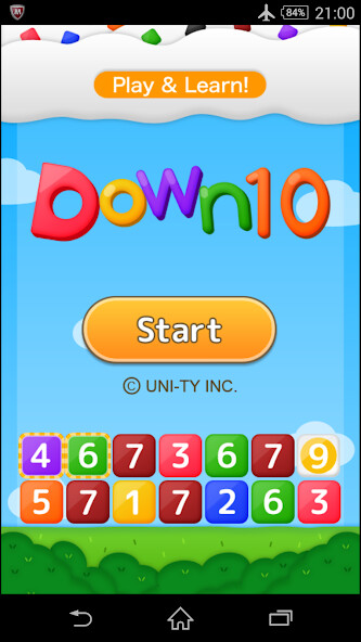 Emulate iPhone app Down10 (Play & Learn! Series) using MyAndroid