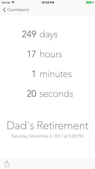 Emulate iPhone app DownCount Countdown Timer using MyAndroid Emulate iPhone app DownCount Countdown Timer using MyAndroid