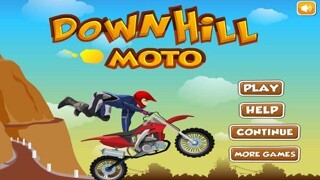 Emulate iPhone app Down Hill Crazy Moto Racing using MyAndroid