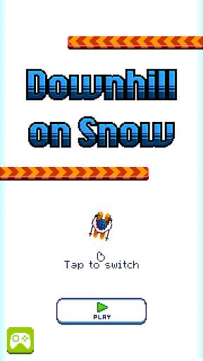 Emulate Android APK Downhill Snow - One tap game Emulate Android APK Downhill Snow - One tap game