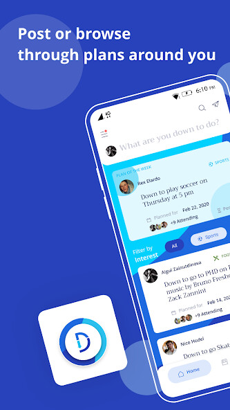 Run android online APK DownToDash - Meet new people from MyAndroid or emulate DownToDash - Meet new people using MyAndroid