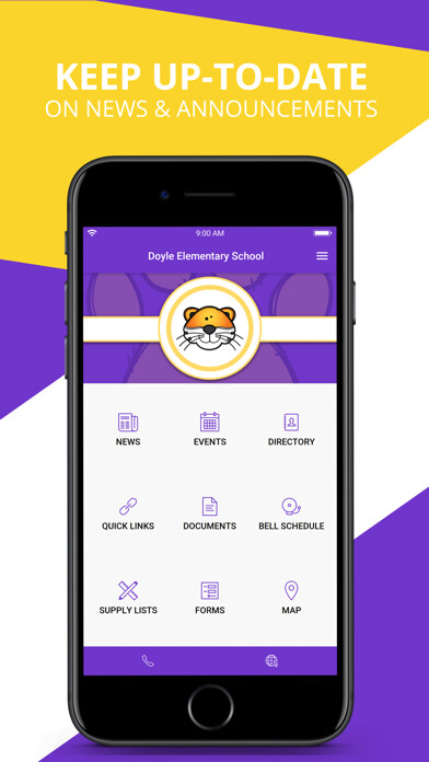 Emulate iPhone app Doyle Elementary School using MyAndroid Emulate iPhone app Doyle Elementary School using MyAndroid