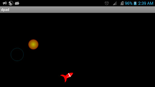 Run android online APK dpad demo with source from MyAndroid or emulate dpad demo with source using MyAndroid