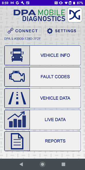 Run android online APK DPA Mobile Diagnostics from MyAndroid or emulate DPA Mobile Diagnostics using MyAndroid