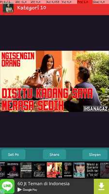 Emulate Android APK Dp disitu saya merasa sedih