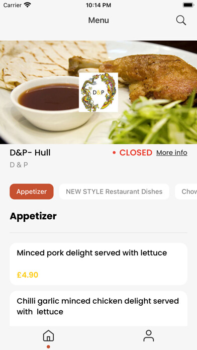 Emulate iPhone app D&P Takeaway using MyAndroid Emulate iPhone app D&P Takeaway using MyAndroid