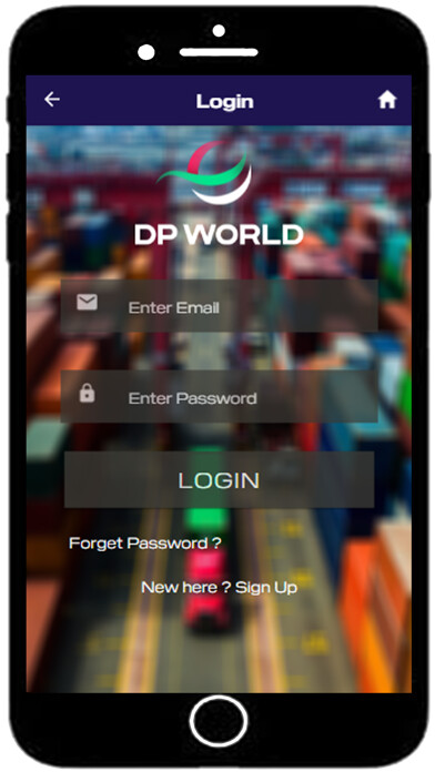Emulate iPhone app DP World Jeddah using MyAndroid Emulate iPhone app DP World Jeddah using MyAndroid