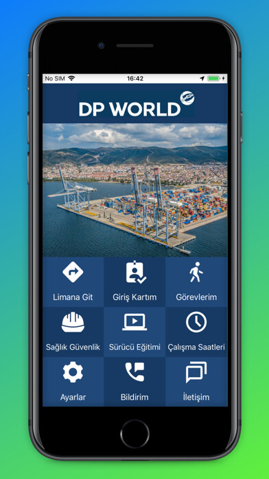 Emulate iPhone app DP World : Kolay Rota using MyAndroid