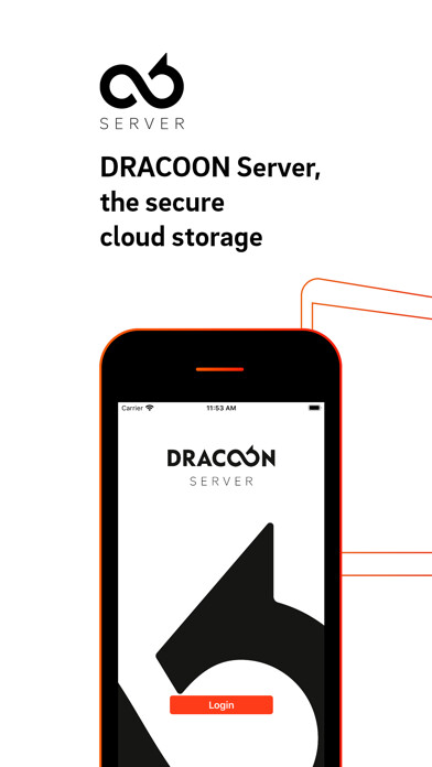 Emulate iPhone app DRACOON Server using MyAndroid
