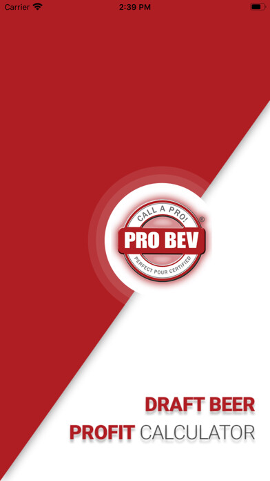 Emulate iPhone app Draft Beer Profit Calculator using MyAndroid Emulate iPhone app Draft Beer Profit Calculator using MyAndroid