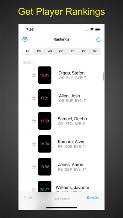 Emulate iPhone app Draft Champ using MyAndroid Emulate iPhone app Draft Champ using MyAndroid