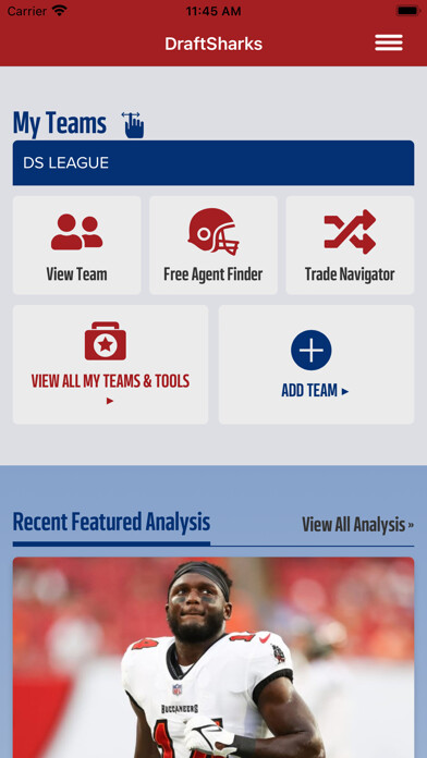 Emulate iPhone app Draft Sharks Fantasy Football using MyAndroid Emulate iPhone app Draft Sharks Fantasy Football using MyAndroid