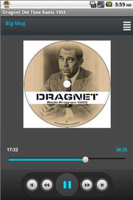 Emulate Android APK Dragnet Old Time Radio 1955 Emulate Android APK Dragnet Old Time Radio 1955