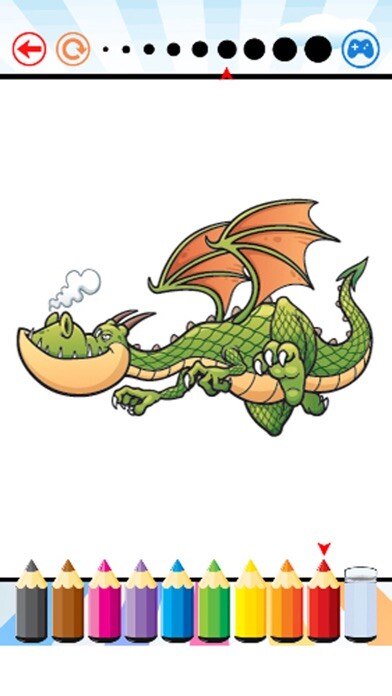Emulate iPhone app Dragon Art Coloring Book - Activities for Kid using MyAndroid Emulate iPhone app Dragon Art Coloring Book - Activities for Kid using MyAndroid