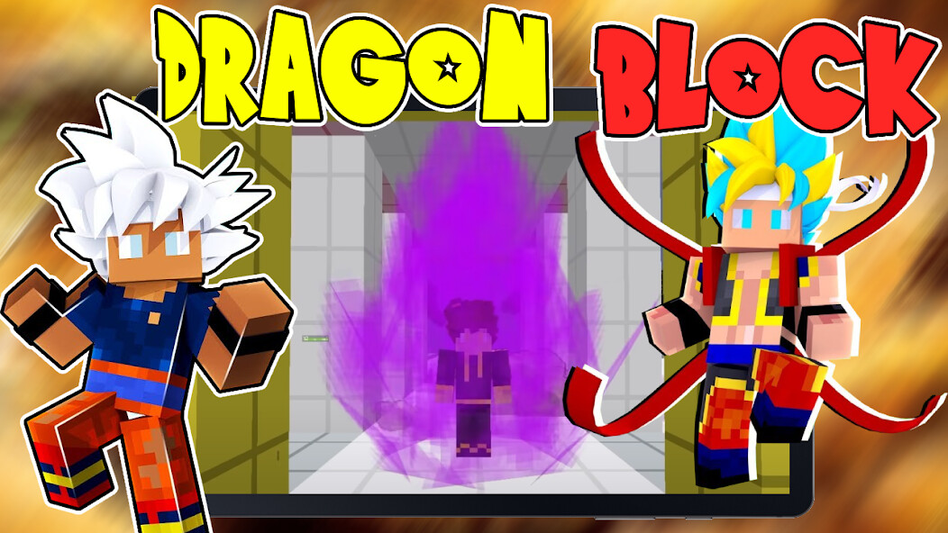 Run android online APK Dragon block mod from MyAndroid or emulate Dragon block mod using MyAndroid