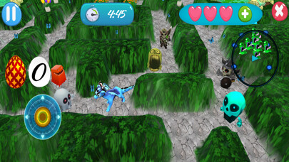 Emulate iPhone app Dragon egg chase city using MyAndroid