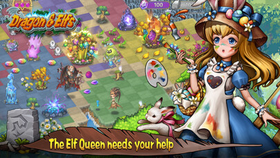 Emulate iPhone app Dragon&Elfs:Five Merge World using MyAndroid