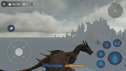 Emulate iPhone app Dragon Fighting Simulator Game using MyAndroid