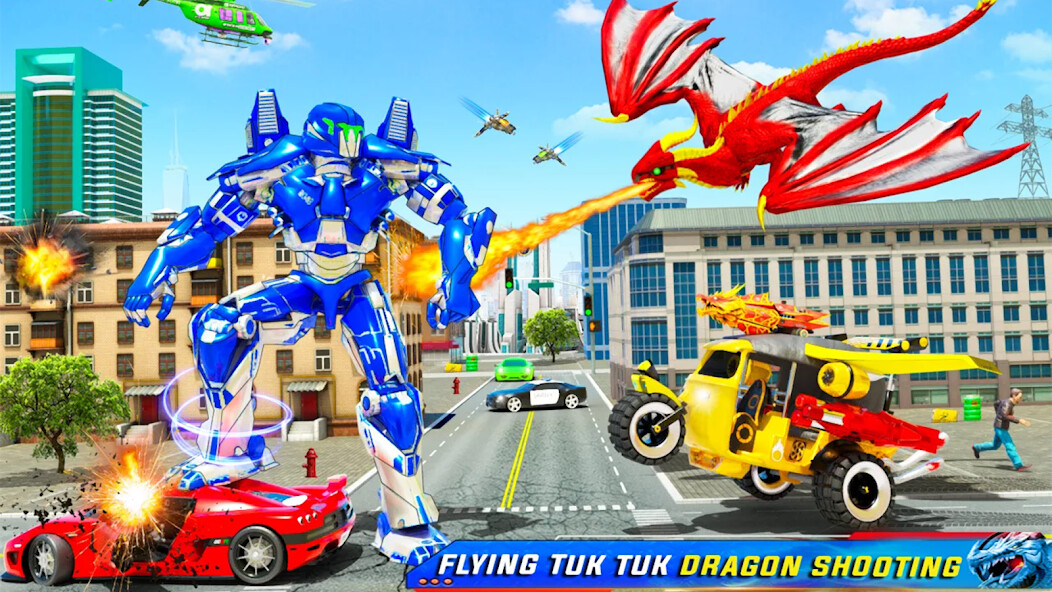 Run android online APK Dragon Robot Tuk Tuk Transform from MyAndroid or emulate Dragon Robot Tuk Tuk Transform using MyAndroid