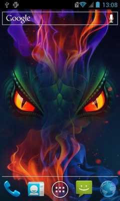 Emulate Android APK Dragons eyes live paper