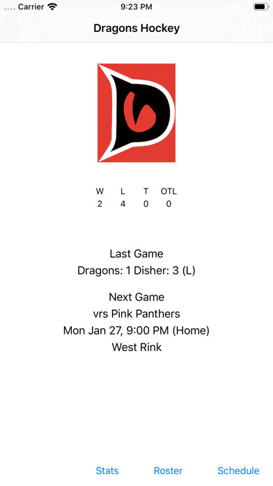 Emulate iPhone app Dragons Hockey using MyAndroid