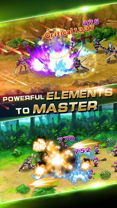 Emulate iPhone app Dragon Slayer : deluxe RPG using MyAndroid