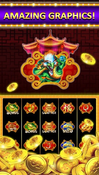 Emulate iPhone app Dragon Slots: Online Casino using MyAndroid