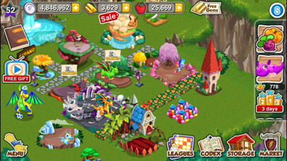 Emulate iPhone app Dragon Story™ using MyAndroid