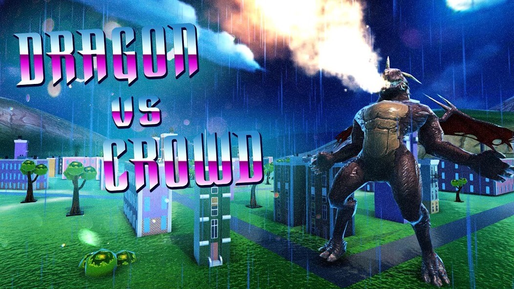 Run android online APK Dragon Vs Crowd - Distruction City Simulator from MyAndroid or emulate Dragon Vs Crowd - Distruction City Simulator using MyAndroid