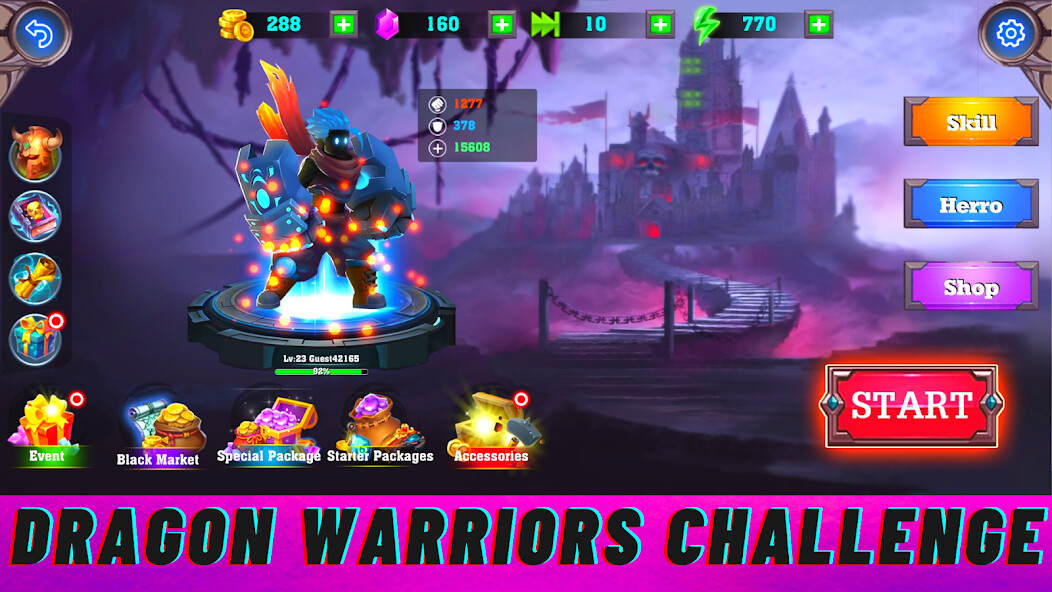 Run android online APK Dragon Warriors Challenge from MyAndroid or emulate Dragon Warriors Challenge using MyAndroid