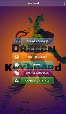 Emulate Android APK Dragon Z Keyboard Emulate Android APK Dragon Z Keyboard