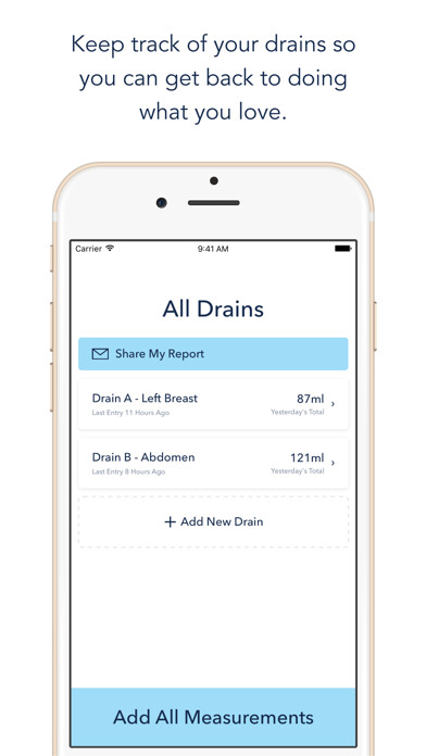 Emulate iPhone app Drain IQ using MyAndroid