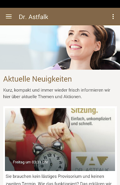 Run android online APK Dr. Astfalk Zahnkultur from MyAndroid or emulate Dr. Astfalk Zahnkultur using MyAndroid